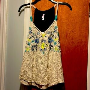Boho flirty Tank top